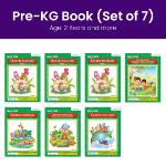 Combo of 7 Text Books for Pre-KG Kids (2-3 Yrs) | PP-1 | Home-Schooling/Pre Nursery Books for Math, Story, Rhymes, Colors and Shapes, English Alphabet, EVS and more Combo of 7 Text Books for Pre-KG Kids (2-3 Yrs) | PP-1 | Home-Schooling/Pre Nursery Books for Math, Story, Rhymes, Colors and Shapes, English Alphabet, EVS and more