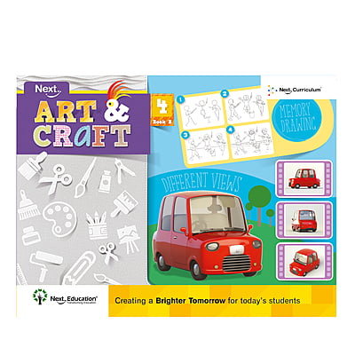 Art & Craft book for - Secondary School kids Class 4 / Level 4 (A + B)