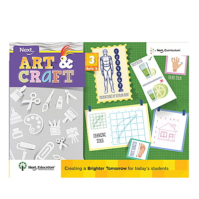 Art & Craft book for - Secondary School kids Class 3 / Level 3 (A + B)