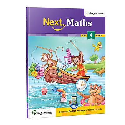 Next Maths  ICSE book for 4th class / Level 4 Book B - Secondary School