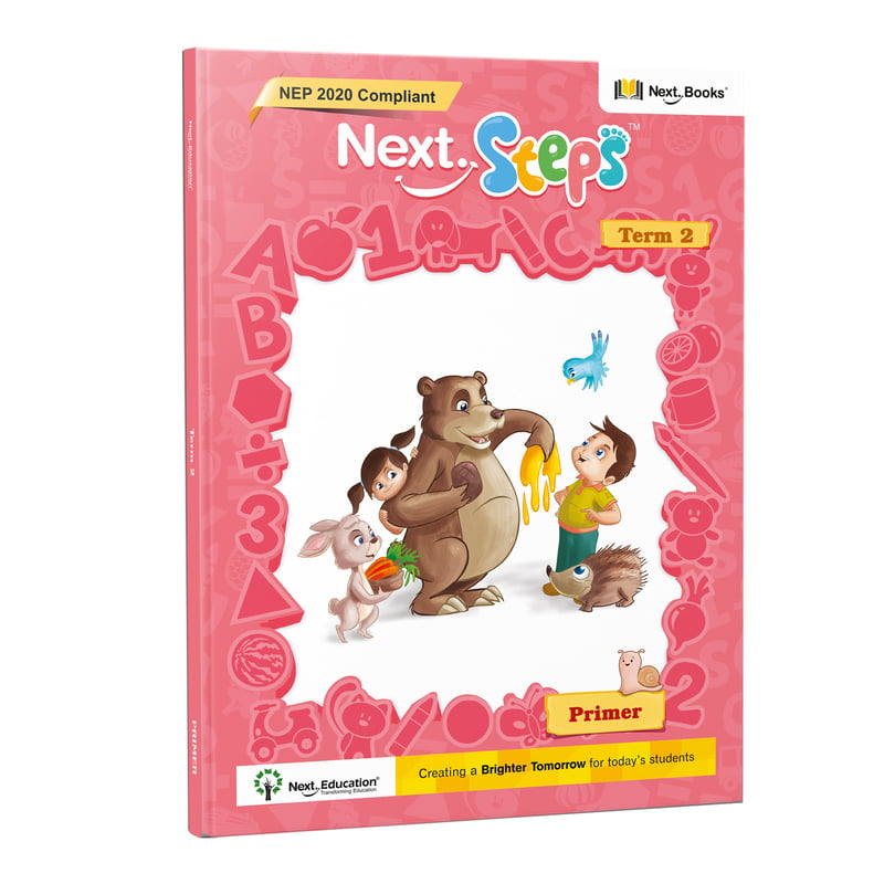 Next Steps - Primer - Term 2 Book NEP 2020 Edition by Next Education  | Term 2 book for Nursery
