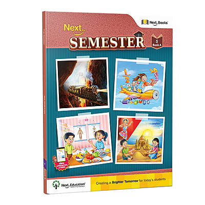 Next Semester class 5 combo CBSE Textbook Maths + English + Environmental science Book A