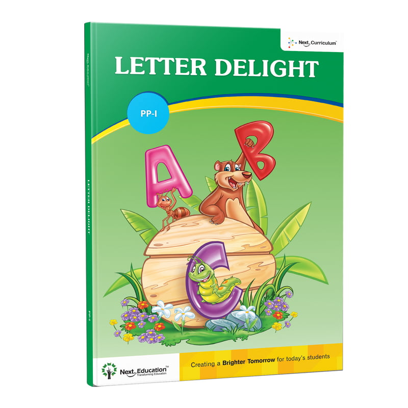 PP I Letter Delight by Next Education | Alphabets book for PP I