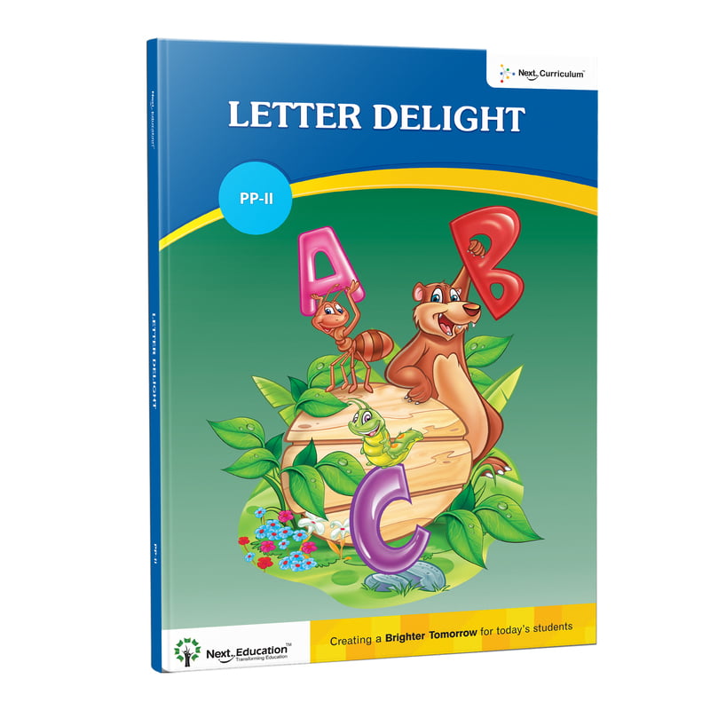 PP II Letter Delight by Next Education | Alphabets book for PP I|