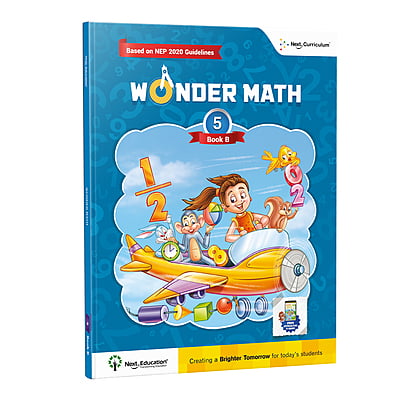 Wonder Math WorkBook for - Secondary School CBSE 5th class / Level 5 Book B New Education Policy (NEP) Edition