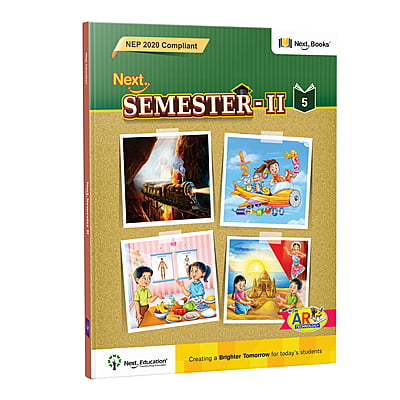 Next Semester II class 5 /level 5 books combo of Maths + English + EVS Text book along with Workbook New Education Policy (NEP) Edition
by Next Education |