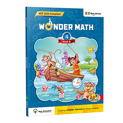 Wonder Maths Class 4 book B - NEP Edition  | CBSE Maths Textbook for Class 4 Book B by Next Education