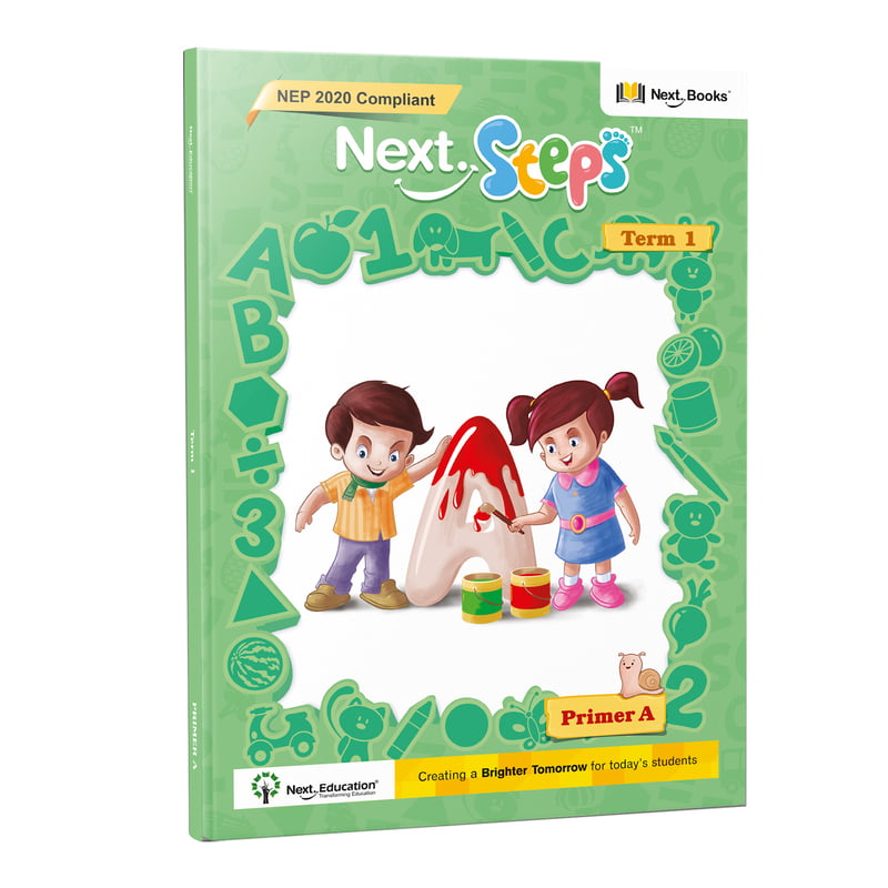 Next Steps - Primer A - Term 2 Book NEP 2020 Edition by Next Education  | Term 2 book for Lkg