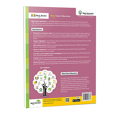 Next Value Education CBSE book for 4th class - Secondary School