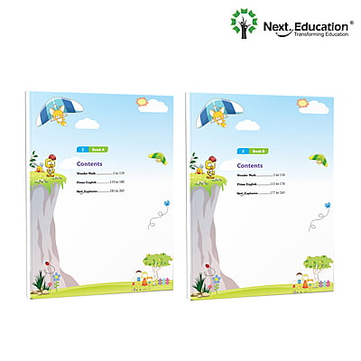 Next Semester class 2 /level 2 (Book A+B) combo of Maths + English + EVS Text book along with Workbook New Education Policy (NEP) Editionby Next Education | Next Semester class 2 /level 2 (Book A+B) combo of Maths + English + EVS Text book along with Workbook New Education Policy (NEP) Editionby Next Education |