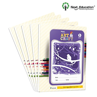 Art & Craft book for - Secondary School kids Class 3 / Level 3 (A + B)