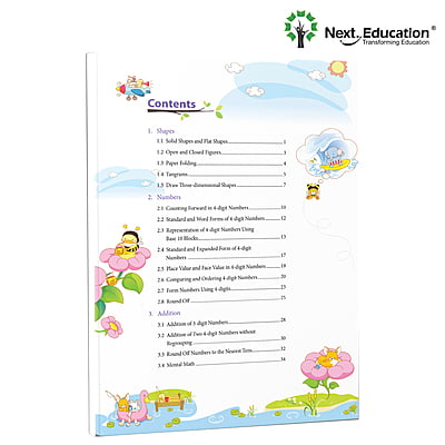 Next Maths - Secondary School CBSE Workbook for class 3 Book C