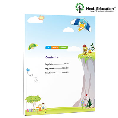 Next Term 2 Book combo WorkBook with Maths, English and EVS for class 1 / level 1 Book B