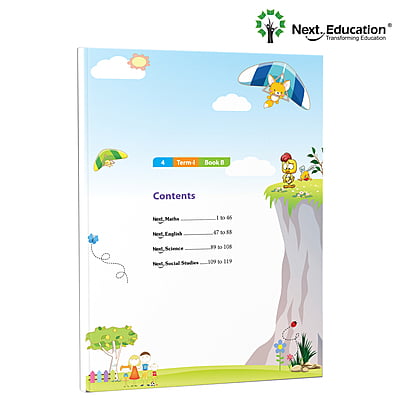 Next Term 1 Book combo WorkBook with Maths, English and EVS for class 4 / level 4 Book B