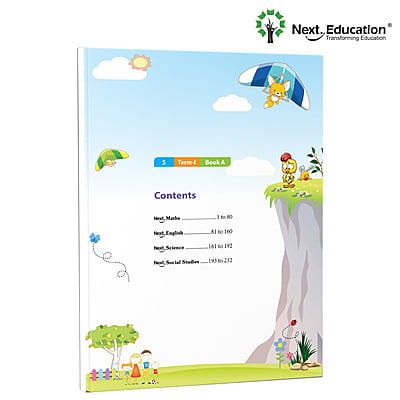 Next Term 1 Book combo Text book with Maths, English and EVS for class 5 / level 5 Book A