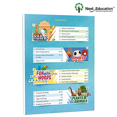 Next General Knowledge TextBook for CBSE Level 8 / Class 8 Secondary School