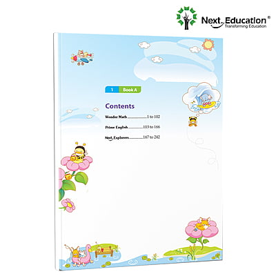 Next Semester class 1 combo CBSE Textbook Maths + English + Environmental science Book A