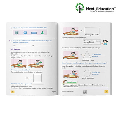 Next Maths - Secondary School ICSE book for 1st class / Level 12 Book A