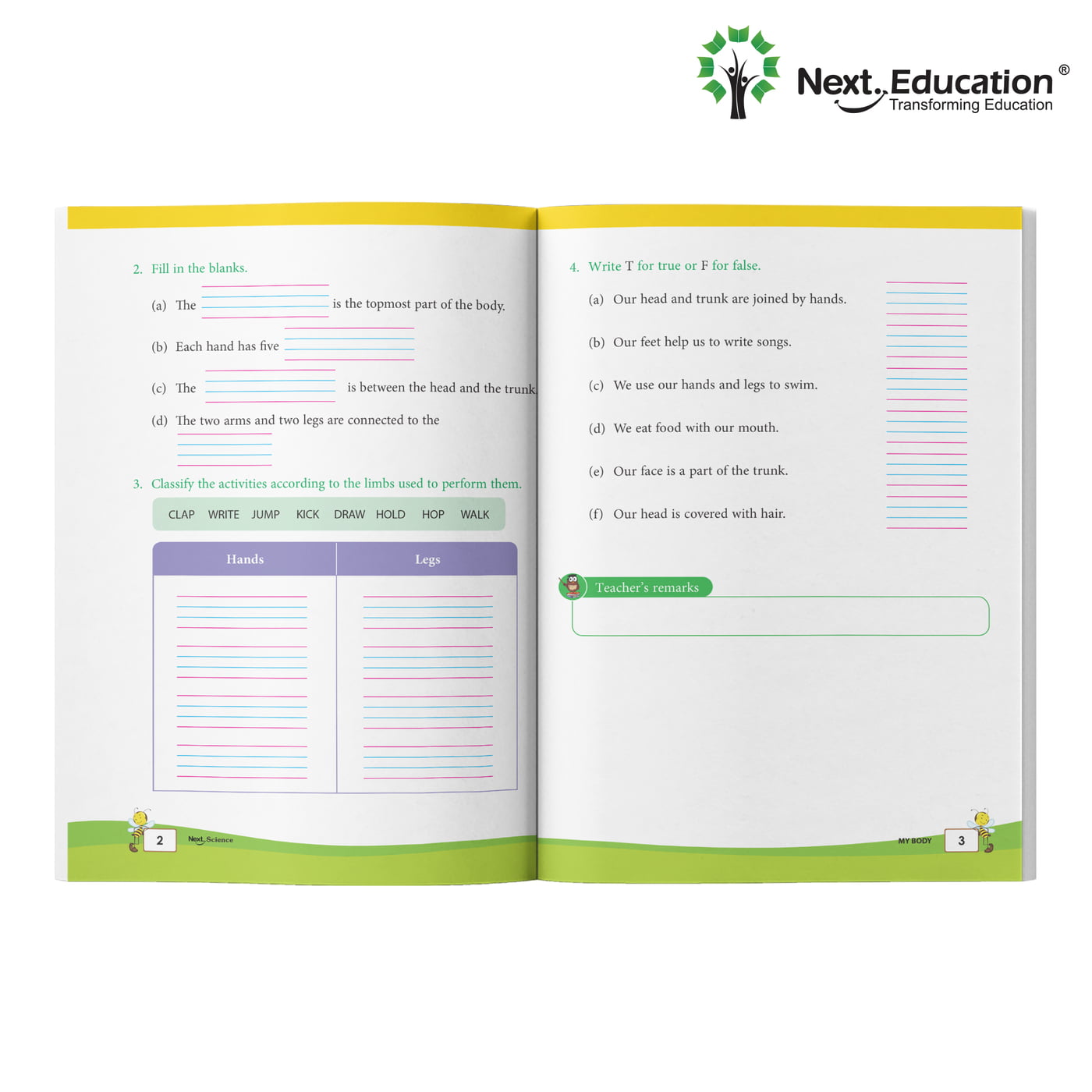 Next Science - Secondary School CBSE Workbook for class 1 Book B Next Science - Secondary School CBSE Workbook for class 1 Book B