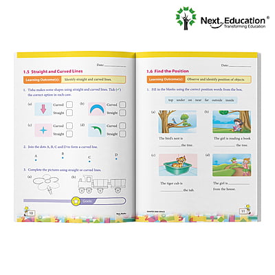 Next Term 1 Book combo WorkBook with Maths, English and EVS for class 1 / level 1 Book B