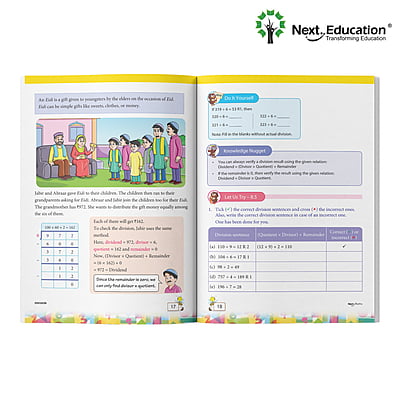 Next Maths - Secondary School CBSEText book for class 3 Book B