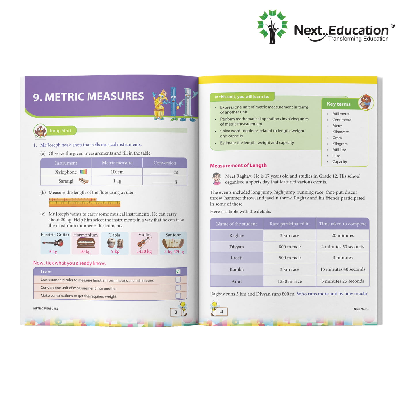 Next Term 3 Book combo Text book with Maths, English and EVS for class 4 / level 4 Book A Next Term 3 Book combo Text book with Maths, English and EVS for class 4 / level 4 Book A