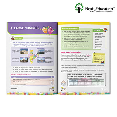 Next Term 1 Book combo Text book with Maths, English and EVS for class 5 / level 5 Book A