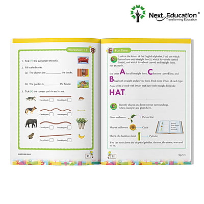 Next Term 1 Book combo Text book with Maths, English and EVS for class 1 / level 1 Book A