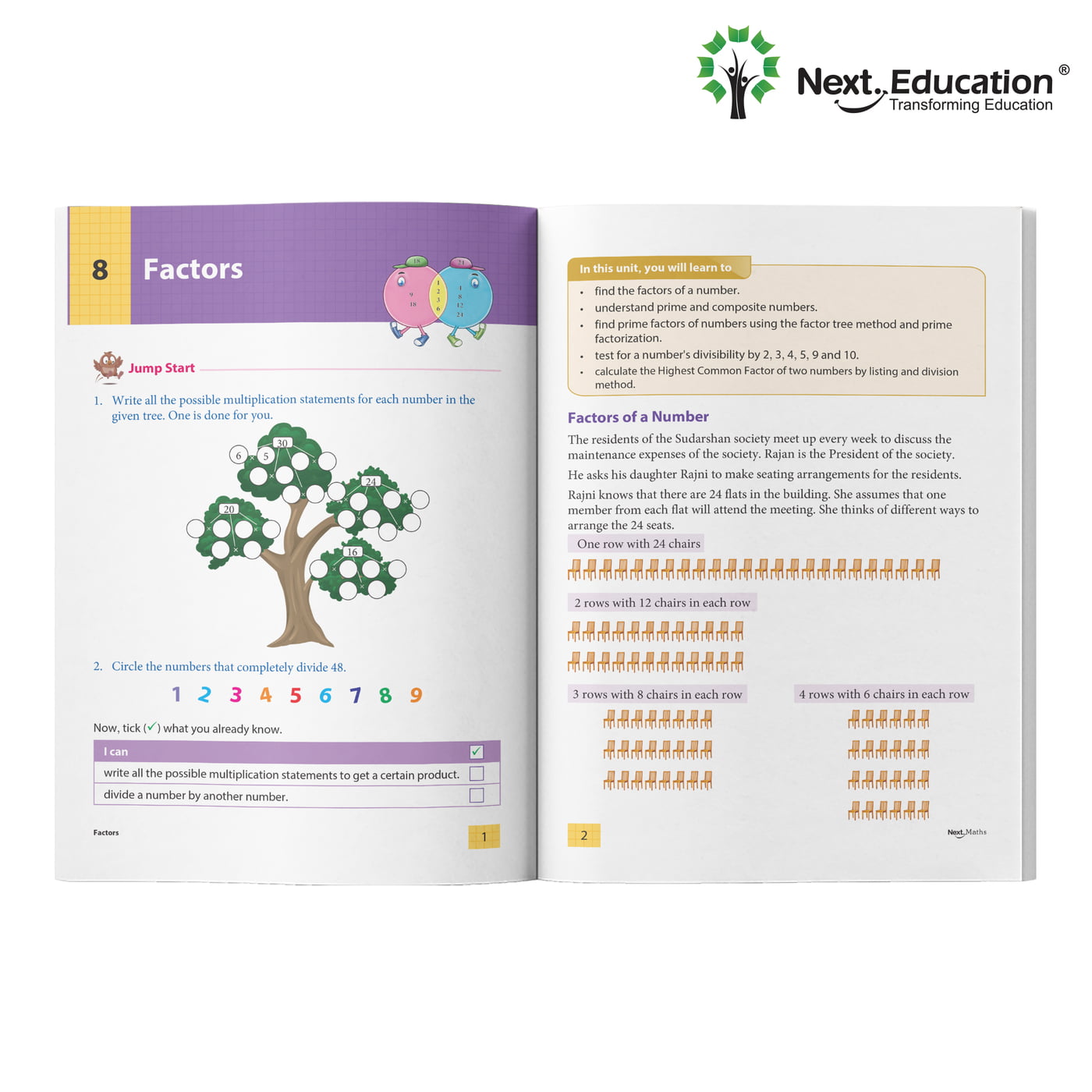 Next Maths ICSE book for 4th class / Level 4 Book B - Secondary School Next Maths ICSE book for 4th class / Level 4 Book B - Secondary School