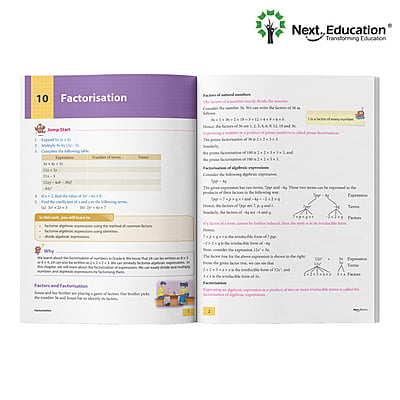 Next Maths ICSE book for 8th class / Level 8 Book B - Secondary School