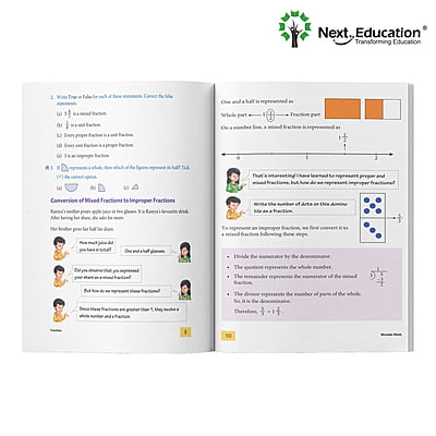 Next Semester class 4 combo CBSE Textbook Maths + English + Environmental science Book B