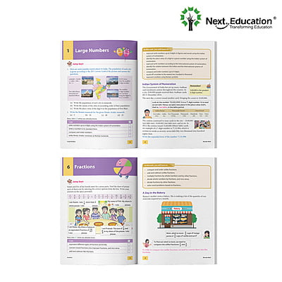 Next Semester class 5 /level 5 books combo of Maths + English + EVS Text book along with Workbook New Education Policy (NEP) Edition