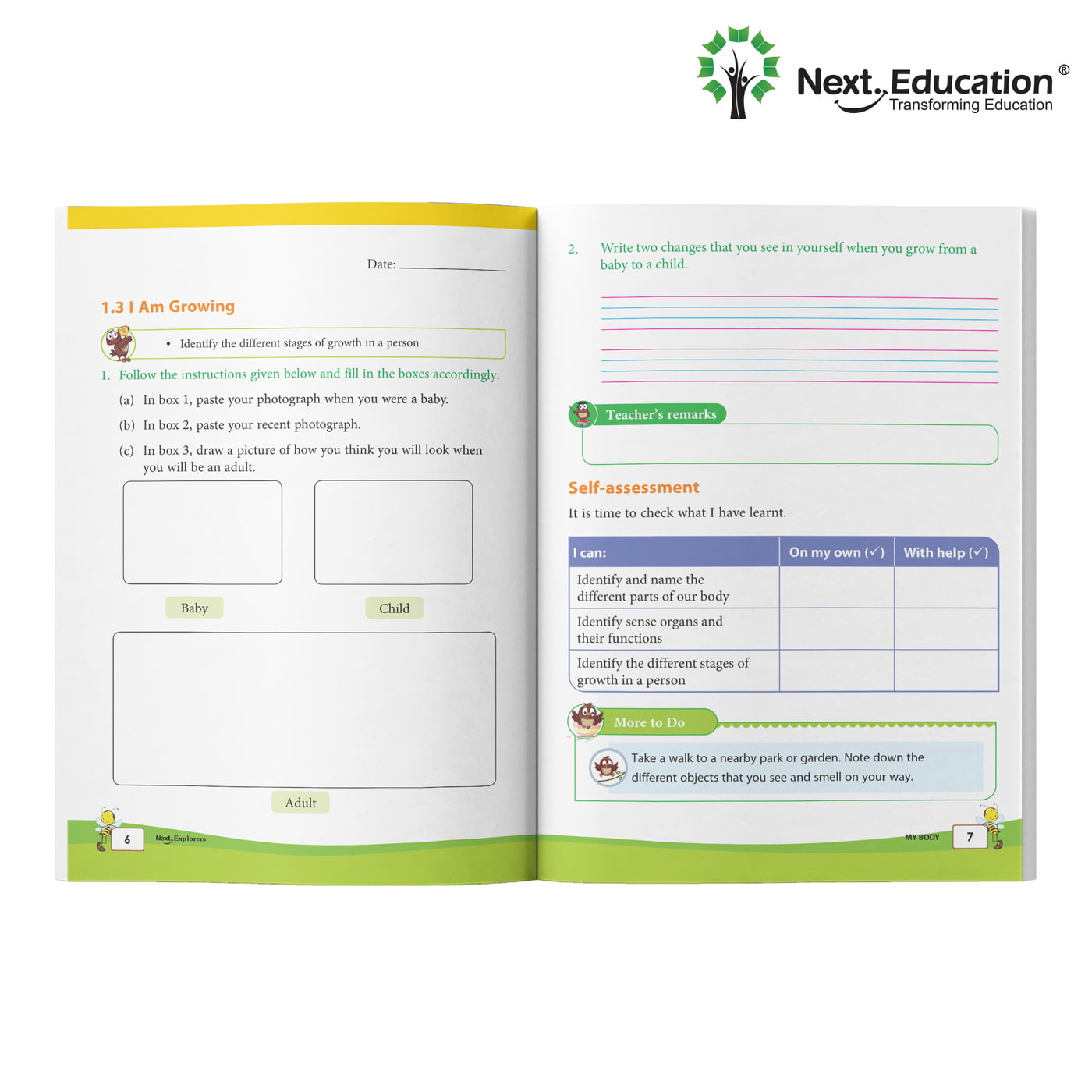Next Explorers Environmental Studies (EVS) WorkBook for - Secondary School CBSE Class 1 / Level 1 - Book B New Education Policy (NEP) Edition Next Explorers Environmental Studies (EVS) WorkBook for - Secondary School CBSE Class 1 / Level 1 - Book B New Education Policy (NEP) Edition