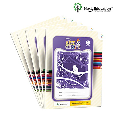 Art & Craft book for - Secondary School kids Class 1 / Level 1 (A + B)