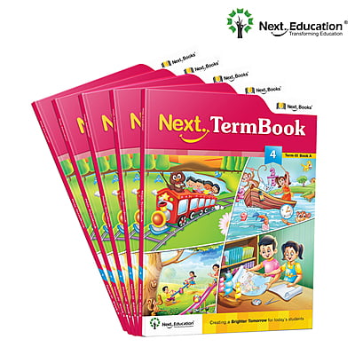 Next Term 3 Book combo Text book with Maths, English and EVS for class 4 / level 4 Book A