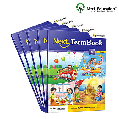Next Term 1 Book combo Text book with Maths, English and EVS for class 5 / level 5 Book A
