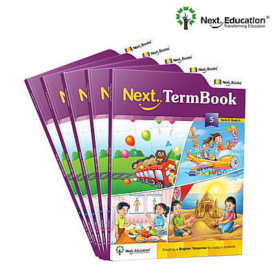 Next Term 2 Book combo Text book with Maths, English and EVS for class 5 / level 5 Book A