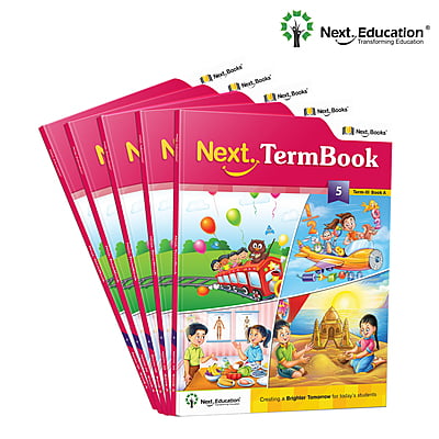 Next Term 3 Book combo Text book with Maths, English and EVS for class 5 / level 5 Book A