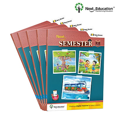 Next Semester class 1 combo CBSE Textbook Maths + English + Environmental science Book A