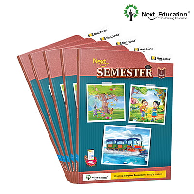 Next Semester class 1 combo CBSE Textbook Maths + English + Environmental science Book B