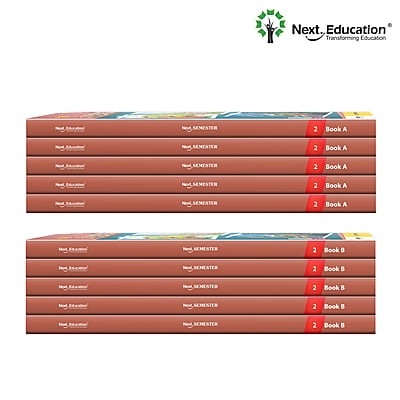 Next Semester class 2 /level 2 (Book A+B) combo of Maths + English + EVS Text book along with Workbook New Education Policy (NEP) Editionby Next Education | Next Semester class 2 /level 2 (Book A+B) combo of Maths + English + EVS Text book along with Workbook New Education Policy (NEP) Editionby Next Education |