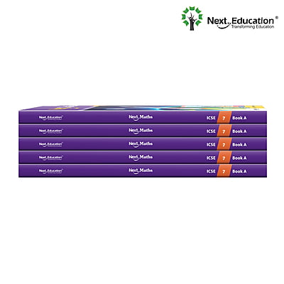 Next Maths  ICSE book for 7th class / Level 7 Book A - Secondary School