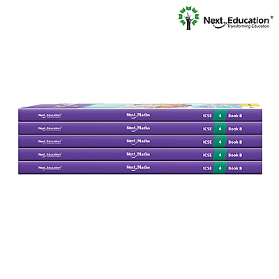 Next Maths  ICSE book for 4th class / Level 4 Book B - Secondary School