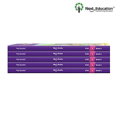 Next Maths - Secondary School ICSE book for 3rd class / Level 3 Book A