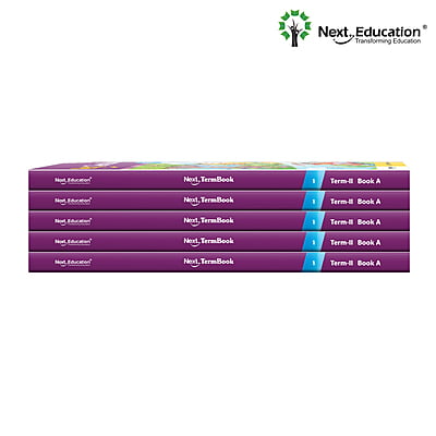 Next Term 2 Book combo Text book with Maths, English and EVS for class 1 / level 1 Book A