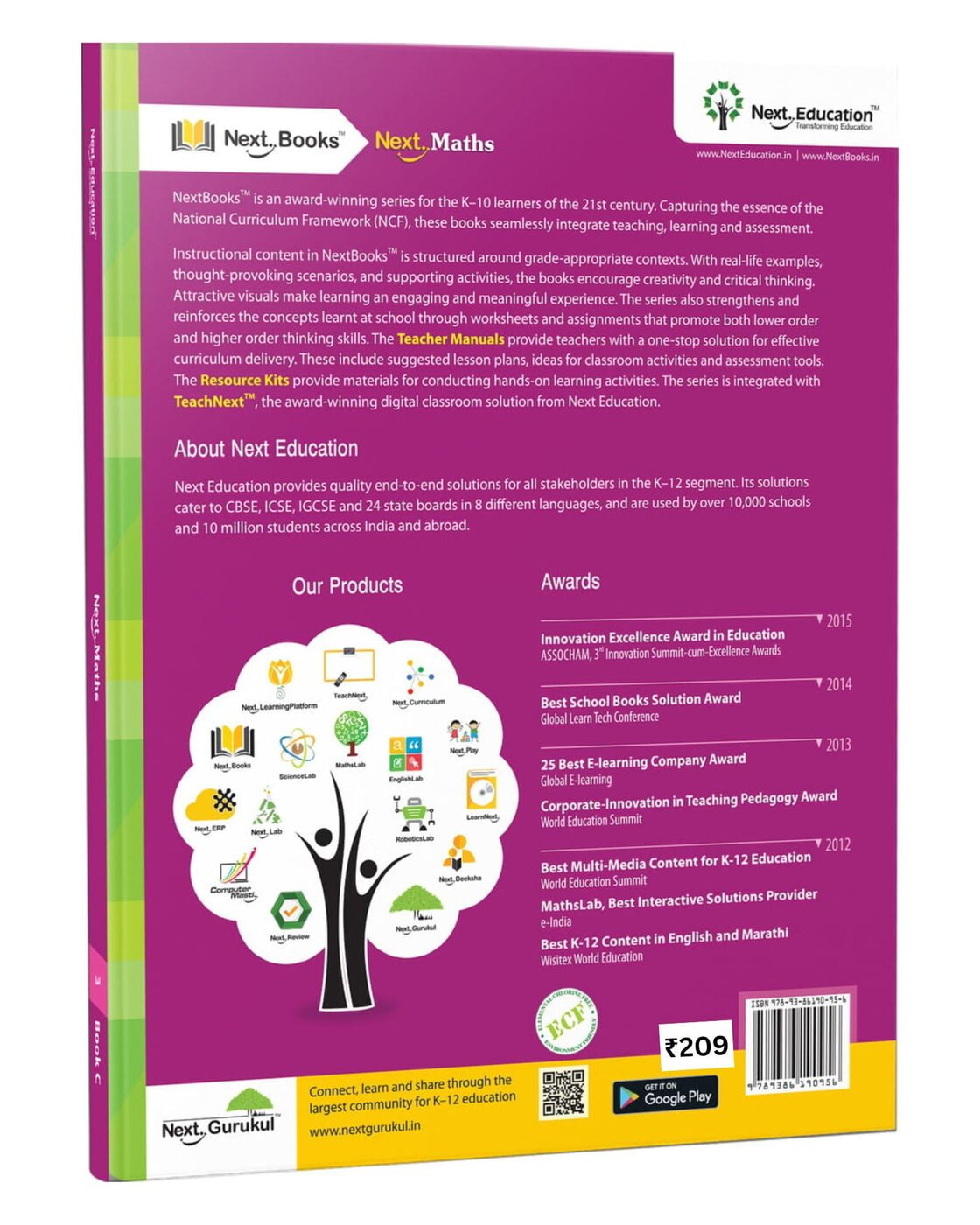 Next Maths - Secondary School CBSE Workbook for class 5 Book C Next Maths - Secondary School CBSE Workbook for class 5 Book C