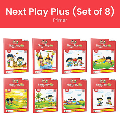 Next Play Plus Monthly books Set of 8 Books for Primer - Nursery
